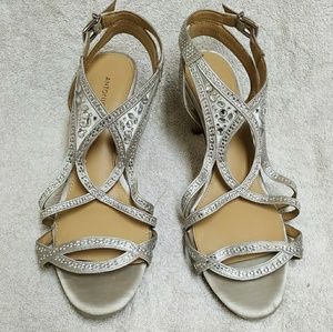 Antonio Melani   Silver dress sandles